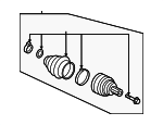 8K0598099C - Suspension: Outer Joint Assembly for Audi Image
