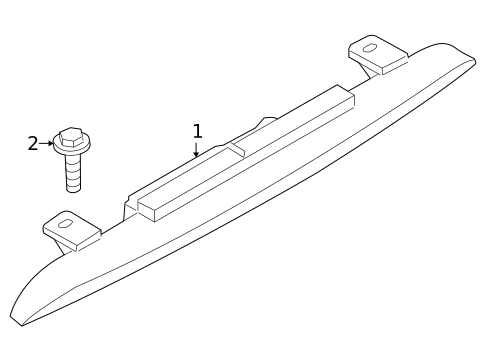 High Mounted Stop Lamp for 2013 Mazda CX-9 #0