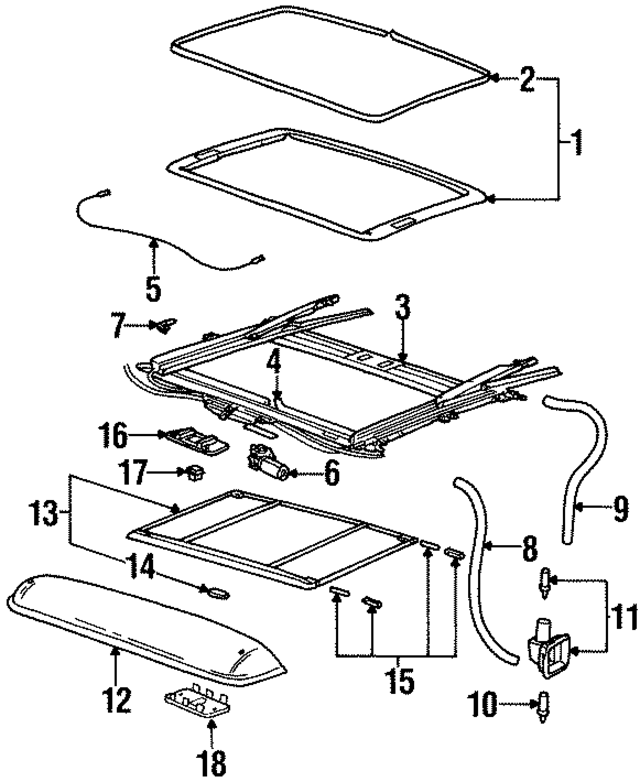 21038906 - : Roof Console Bezel for GM Image