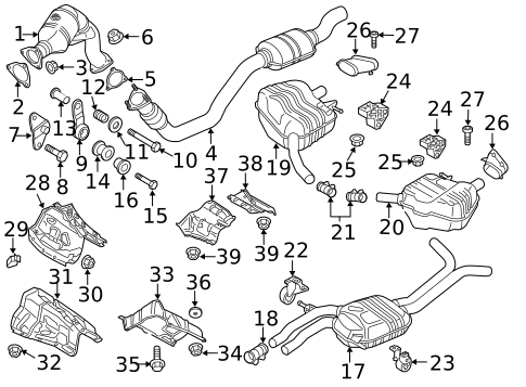 Exhaust Components for 2018 Audi A7 Quattro #0