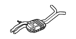 4G0253409BF - Exhaust: Muffler &amp; Pipe for Audi: A6 Quattro, A7 Quattro Image