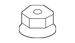 4621286Z00 - Suspension: Top Nut for Suzuki Image