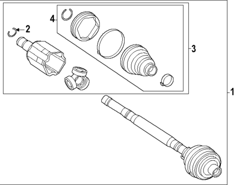 Drive Axles for 2024 Porsche Macan #2