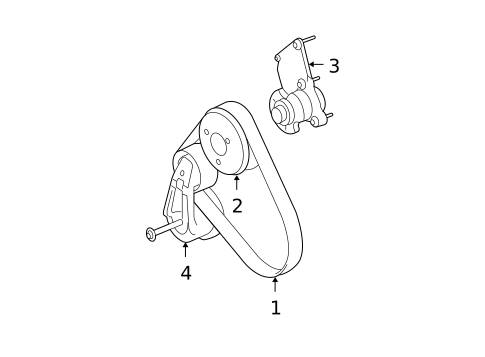 Belts & Pulleys for 2007 Land Rover Range Rover Sport #1