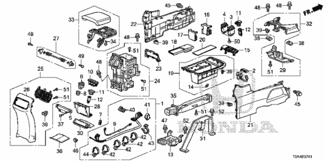 Console ('15-) for 2016 Honda CR-V #0