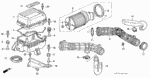 17223P72300 - Electrical/Exhaust/Heater/Fuel: RUBBER, CLEANER ELEMENT MOUNTING for Acura Image
