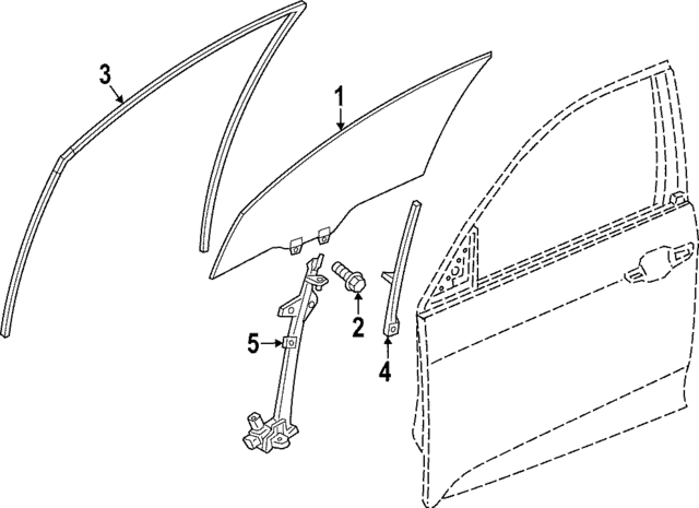 722103W0A11 - : Window Regulator for Honda Image