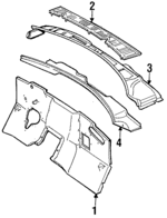 55052600 - Body: Dash Panel for Jeep: Cherokee, Grand Wagoneer, J10, J20, Wagoneer Image