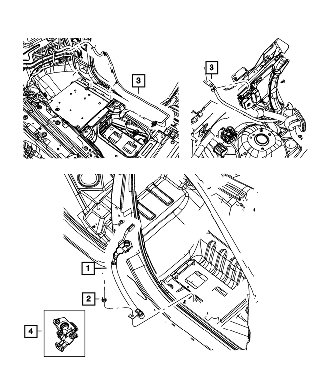 68191445AA - Electrical: Positive Battery Terminal Kit for Mopar Image