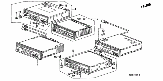 Radio Tuner for 1986 Honda Accord #0