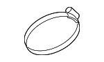 90118WA694 - Engine: Resonator Clamp for Toyota Image
