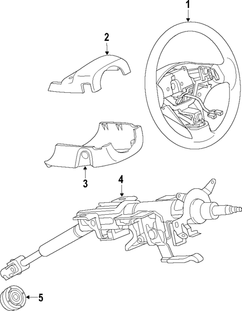 Steering Wheel for 2010 Lincoln MKZ #0