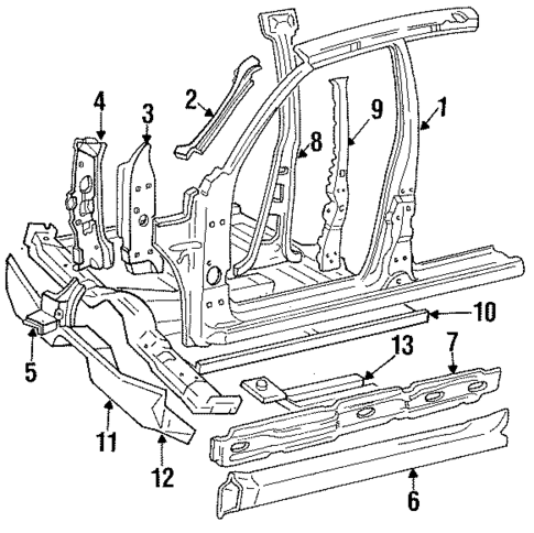 Uniside for 1990 Lincoln Continental #0