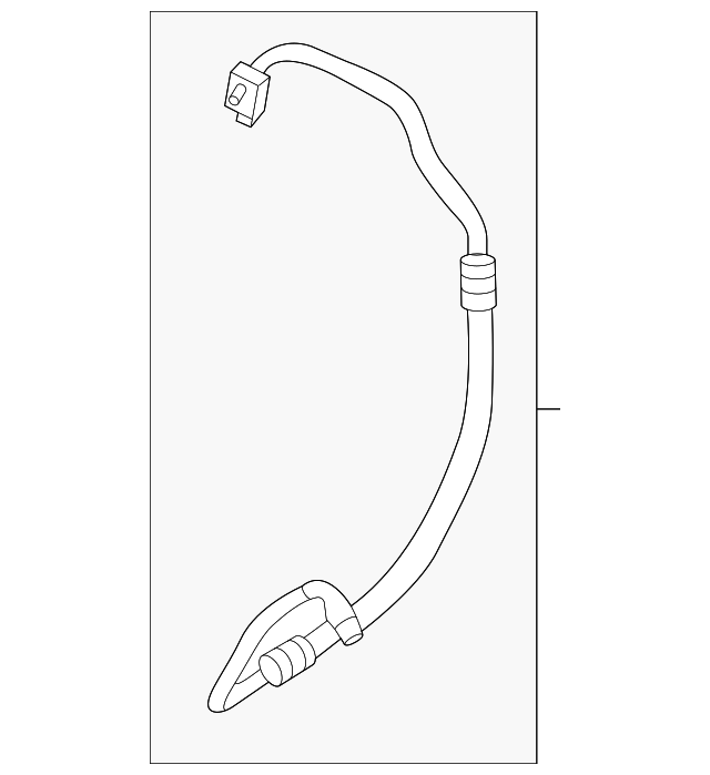 Pressure Hose - Nissan (92490-6RY0A)