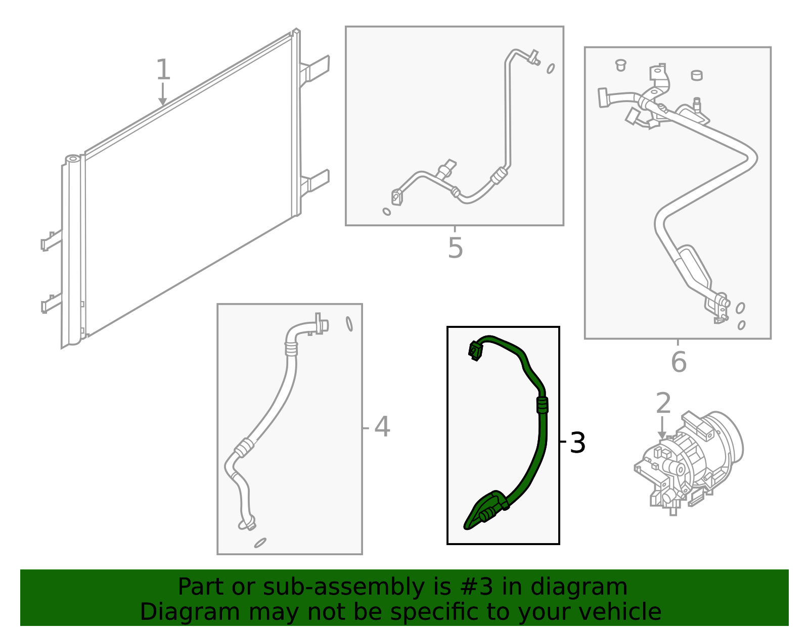 Pressure Hose - Nissan (92490-6RY0A)