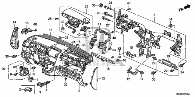 Instrument Panel for 2011 Honda Element #0