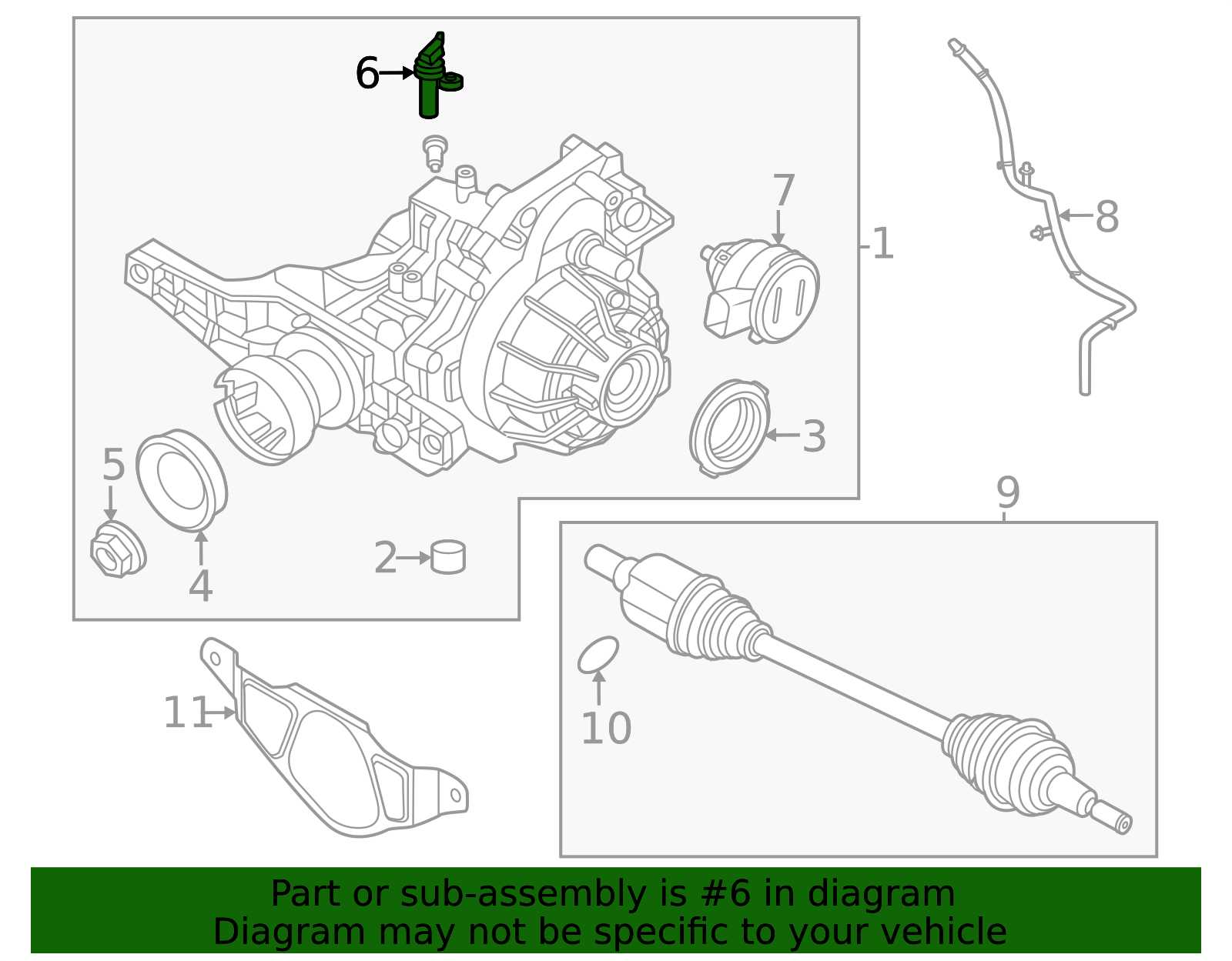 K2GZ-9E731-B - Sensor - 2019-2026 Ford | Eastgate Ford Parts