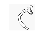 282502T000 - Engine: Water Inlet Hose for Hyundai Image