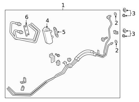 Trans Oil Cooler for 2021 Chevrolet Silverado 1500 #0