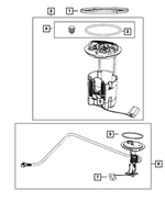52030369AA - Fuel and Accelerator Pedal: Lock Ring for Mopar Image image