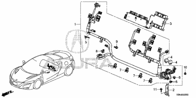 IPU Harness for 2018 Acura NSX #0