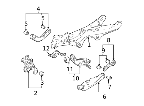 Rear Suspension for 2004 Chevrolet Malibu #0