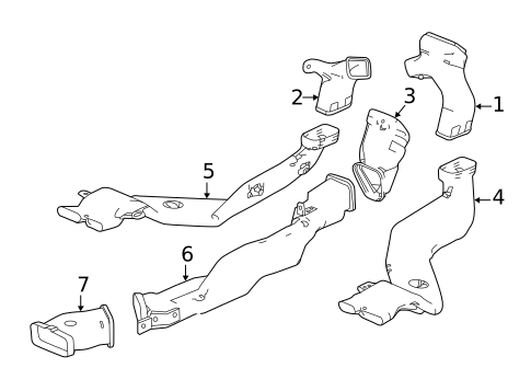 Ducts for 2015 Honda Accord #0