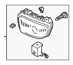 L08151690A - : Fog Lamp Assembly for Mazda: MPV Image