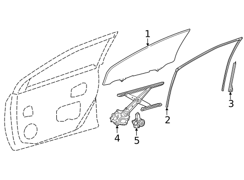 Rear Door for 2018 Toyota Corolla #1