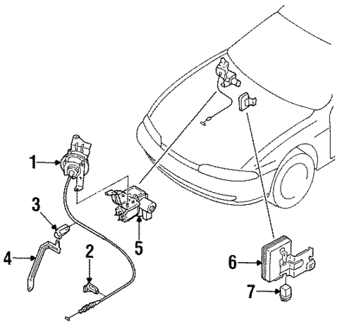 Anti-Theft Components for 1997 Nissan 240SX #0
