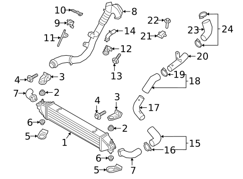 Intercooler for 2021 Genesis G70 #0