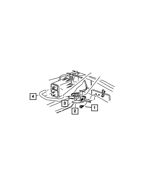 2002-2004 Dodge Vapor Canister 52121500AB | All Mopar