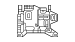 2975450801 - Electrical: Control Module Bracket for Mercedes-Benz Image