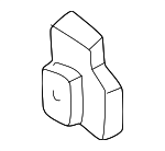 657738J000 - Body: Support Rod Grommet for Nissan: ARIYA, Kicks, Kicks Play, Quest, Rogue, Rogue Select, Sentra, Versa Image