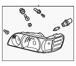 260100Z825 - Electrical: Headlamp Assembly for Nissan: Altima Image