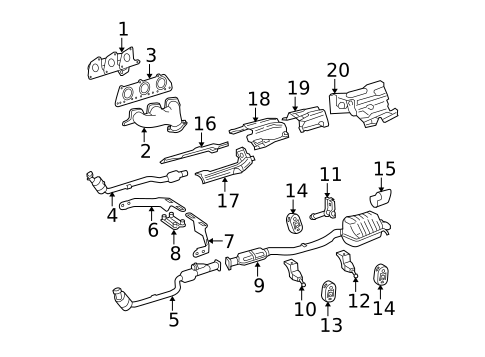 Exhaust Manifold for 2006 Mercedes-Benz C 230 #0