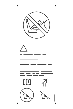 71239199611 - Body: Air Bag Label for BMW: 228i, 640i, 640i Gran Coupe, 640i xDrive, 640i xDrive Gran Coupe, 650i, 650i Gran Coupe, 650i xDrive, 650i xDrive Gran Coupe, 740i, 740Ld xDrive, 740Li, 740Li xDrive, 750i, 750i xDrive, 750Li, 750Li xDrive, 760Li, ActiveHybrid 7, i8, M235i, M6, M6 Gran Coupe, X1, X3, X4, Z4 Image