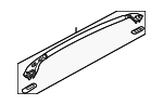 CAC100152PMD - : Roof Rails - Left Side for Land-Rover Image