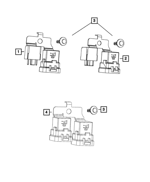 Power Distribution Center, Fuse Block, Junction Block, Relays and Fuses for 2014 Jeep Wrangler #2