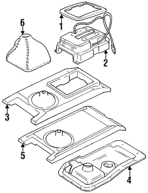 Shifter Trim for 1995 Land Rover Range Rover #0