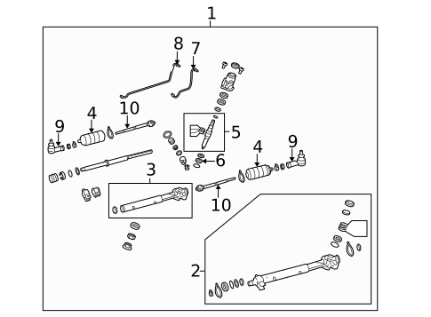 Steering Gear & Linkage for 2006 Pontiac GTO #0