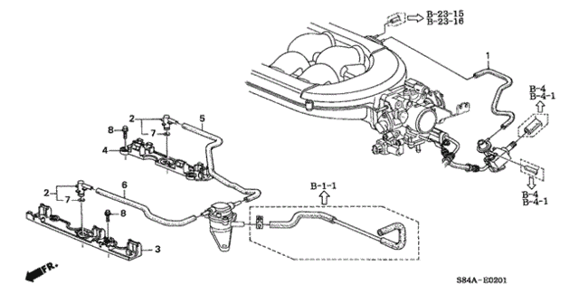 Install Pipe - Tubing (V6) for 2002 Honda Accord #0