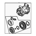 BHAA61450 - HVAC: Compressor Assembly for Mazda Image