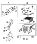 6506971AA - Fuel: Hex Flange Head Tapping Screw &amp; Washer for Mopar Image