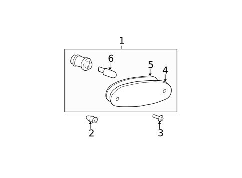 Side Marker Lamps for 2000 Hyundai Accent #0