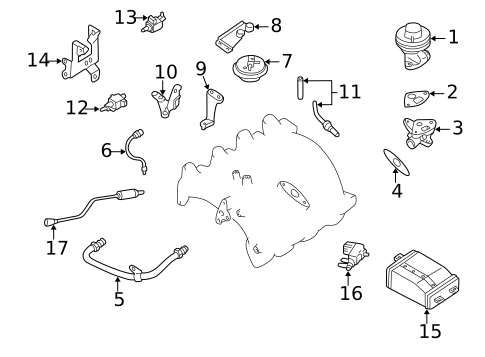 EGR System for 1999 Nissan Altima #0