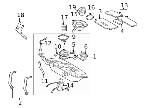 Fuel Storage for 2005 Jaguar XKR #0