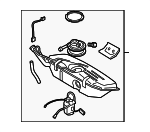 C2N3850 - : 2003-2006 Jaguar Fuel Tank Assembly XKR XK8 Vanden Plas for Jaguar: Vanden Plas, XJ8, XJR, XK8, XKR Image