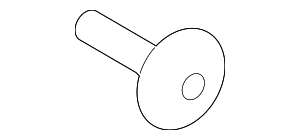 N90775801 - Body: Door Trim Panel Screw for Porsche Image