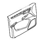 95B867011AKDM5 - : Door Trim Panel for Porsche: Macan Image